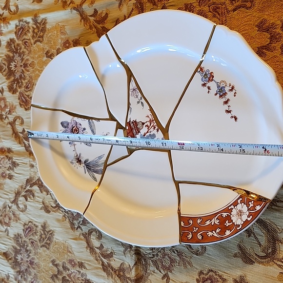 Seletti "Kintsugi: Porcelain Tray with 24k Gold Marcantonio- Designer - Picture 7 of 8